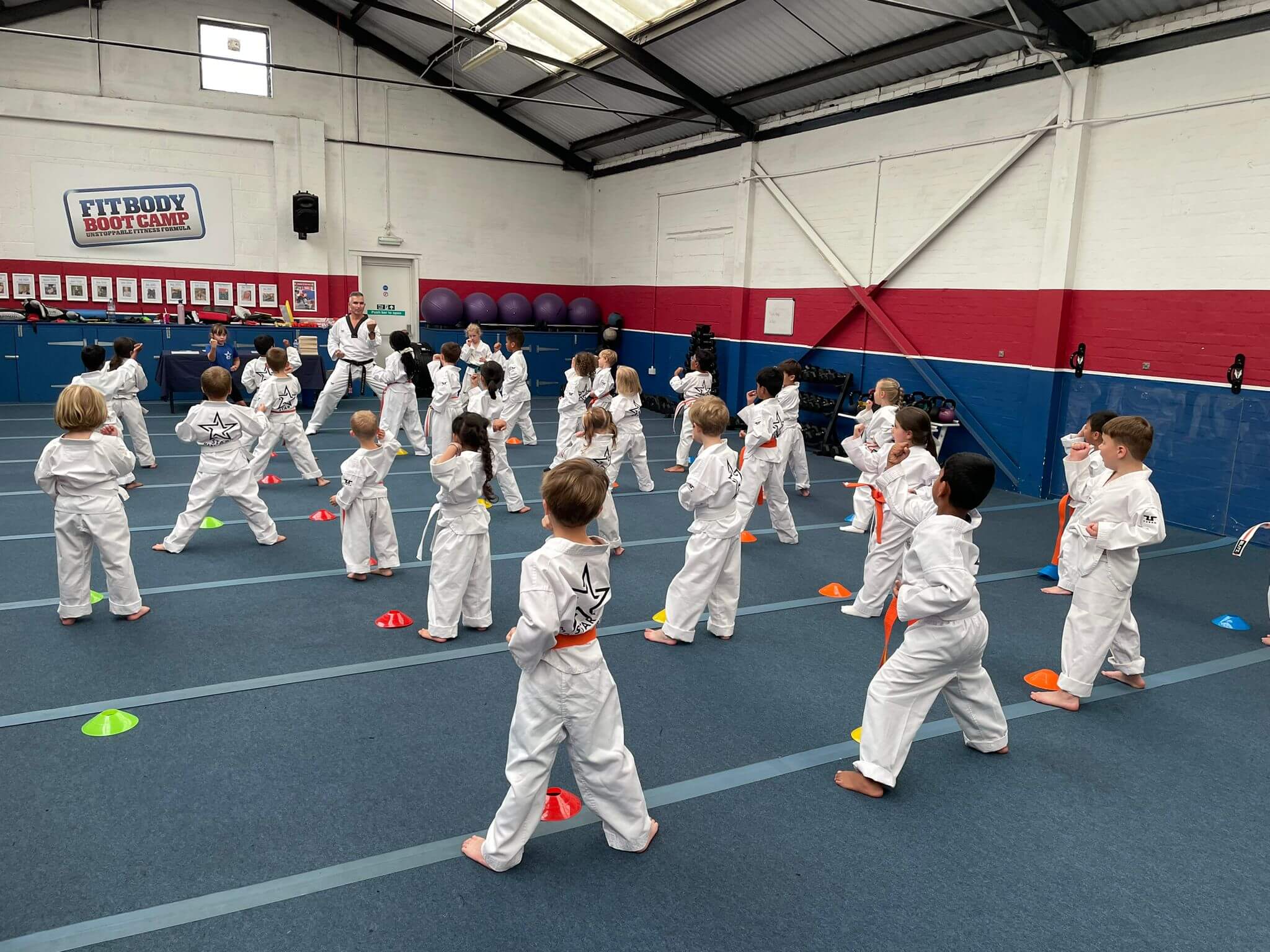 Star Tigers Students from Star Martial Arts in Milton Keynes doing their grading!