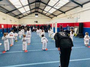 Star Tigers children from Star Martial Arts in Milton Keynes at their grading in 2024